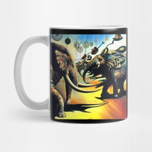 Surreal Elephants. Mug